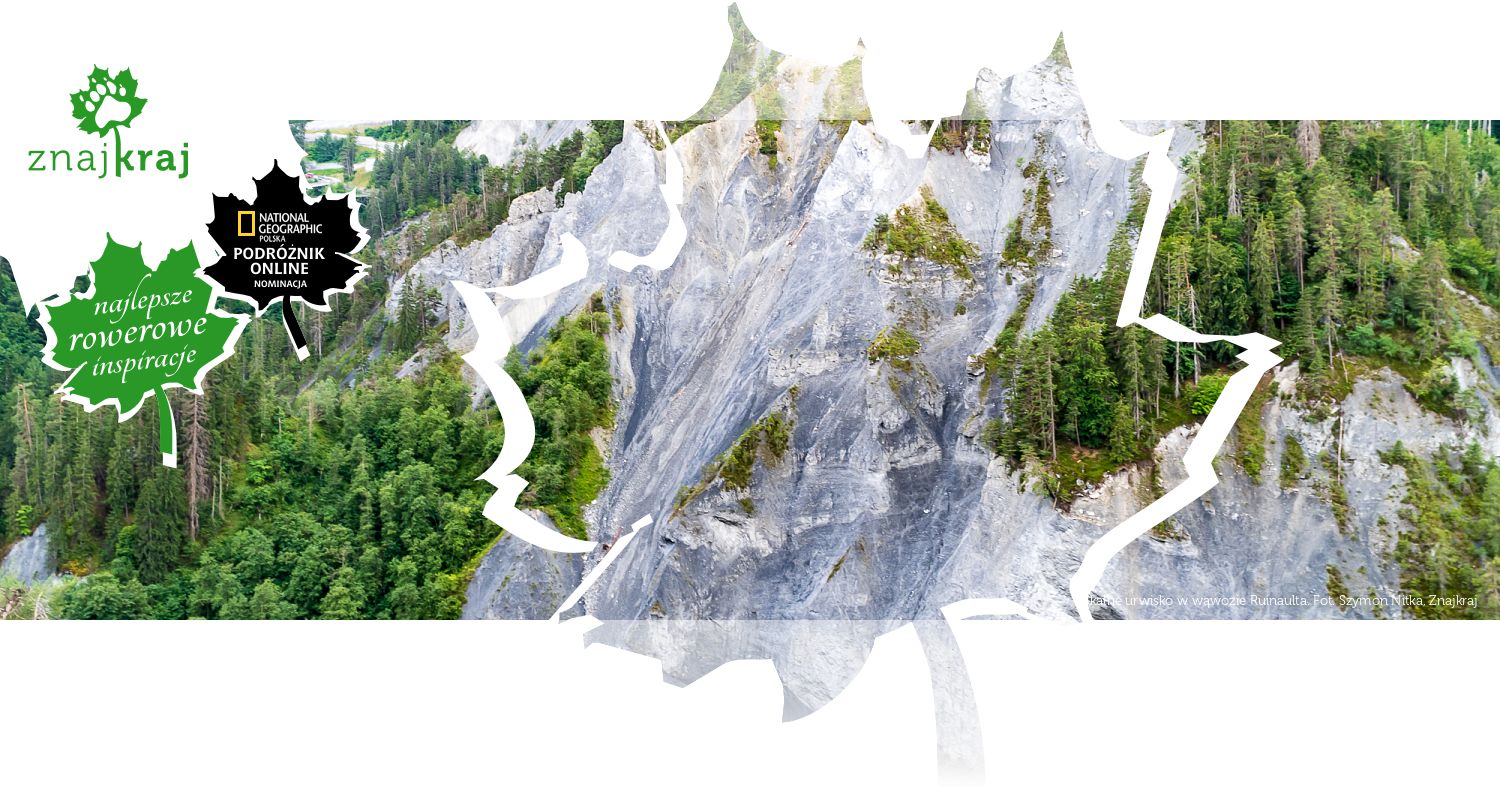 Skalne urwisko w wąwozie Ruinaulta