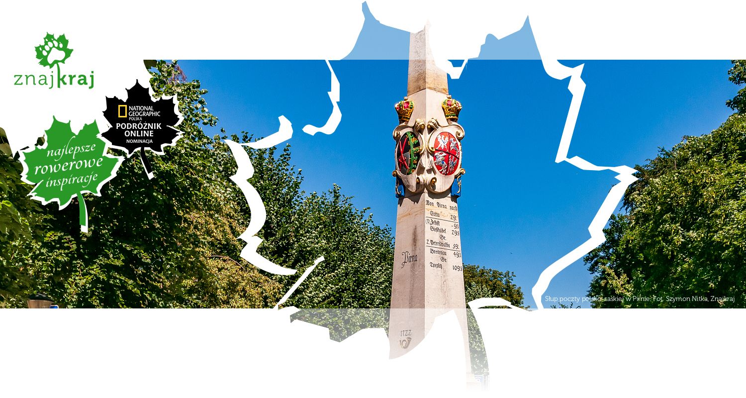 Słup poczty polsko-saskiej w Pirnie