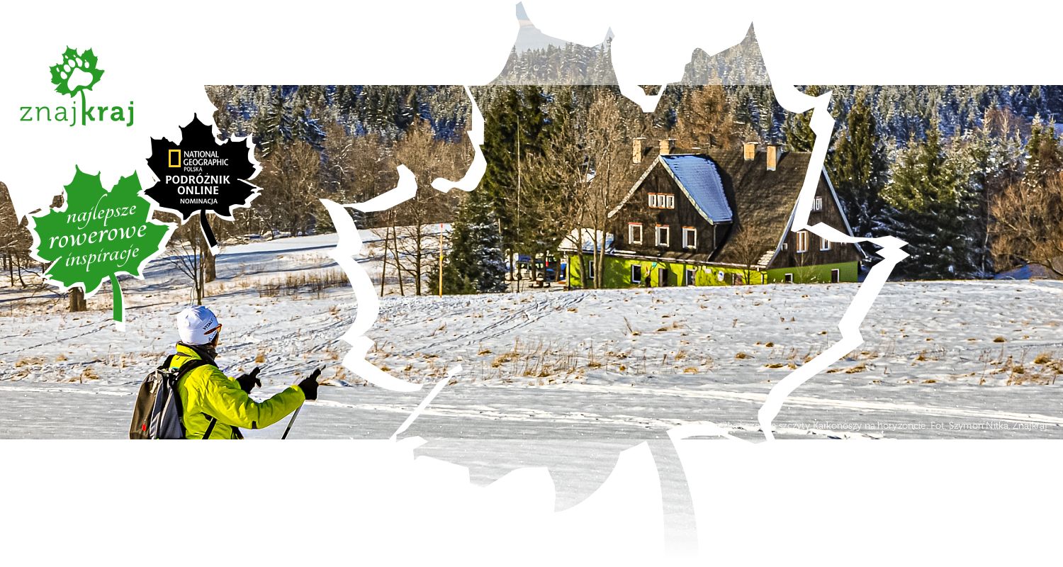 Śnieżka i czeskie szczyty Karkonoszy na horyzoncie