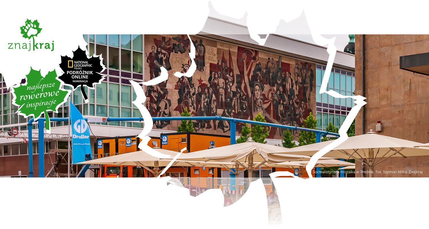 Socrealistyczna mozaika w Dreźnie
