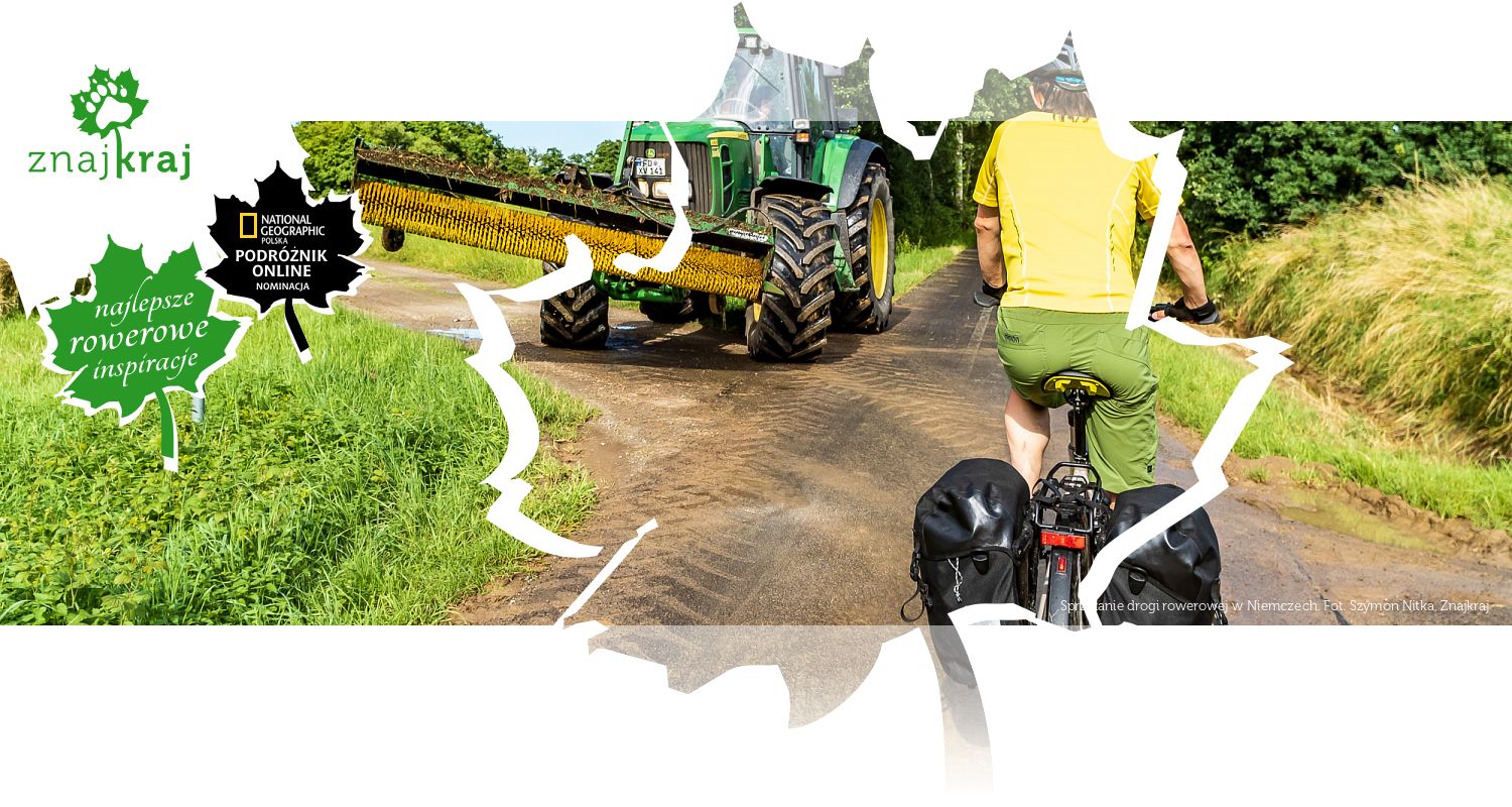 Sprzątanie drogi rowerowej w Niemczech