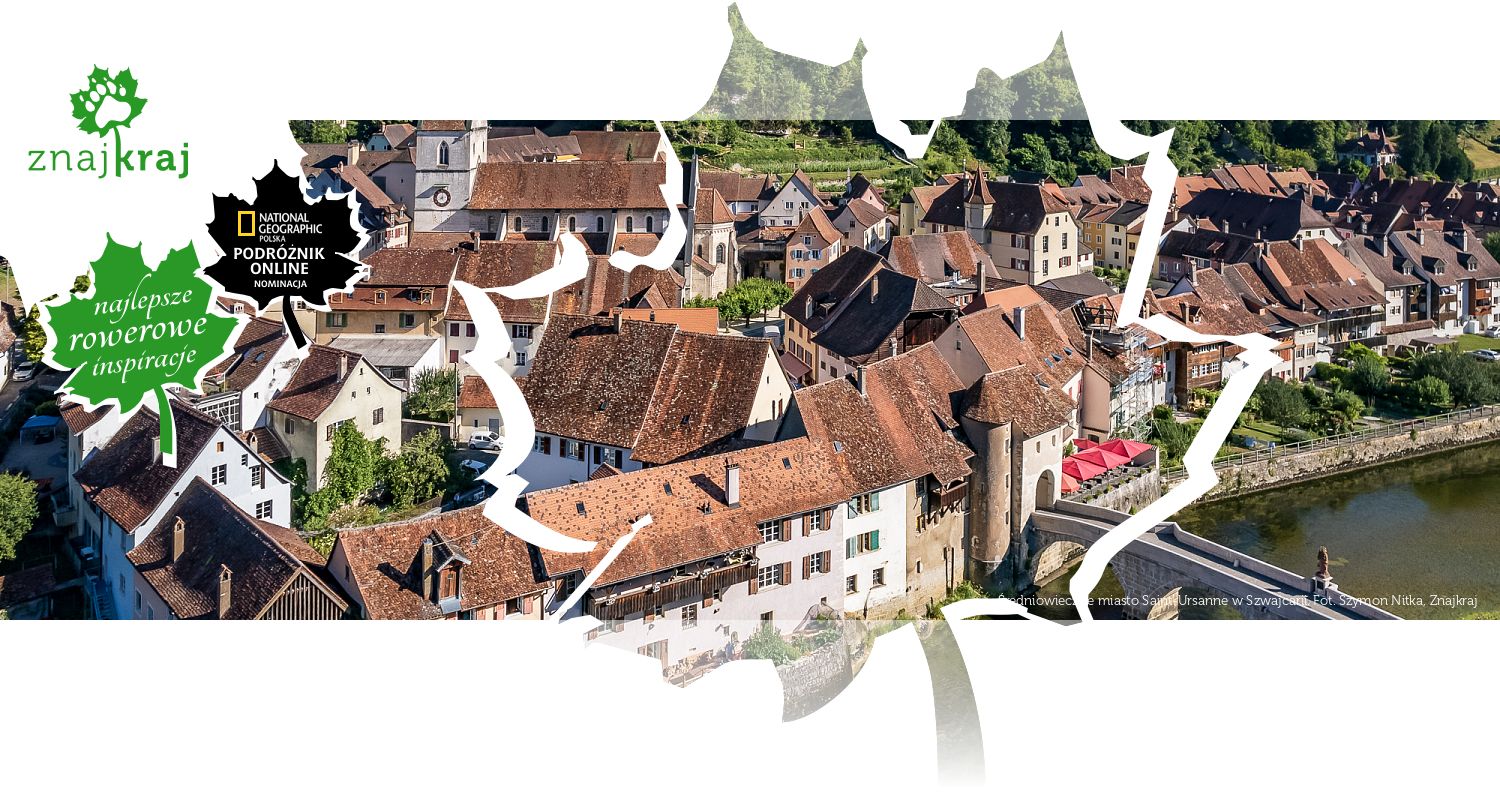 Średniowieczne miasto Saint-Ursanne w Szwajcarii