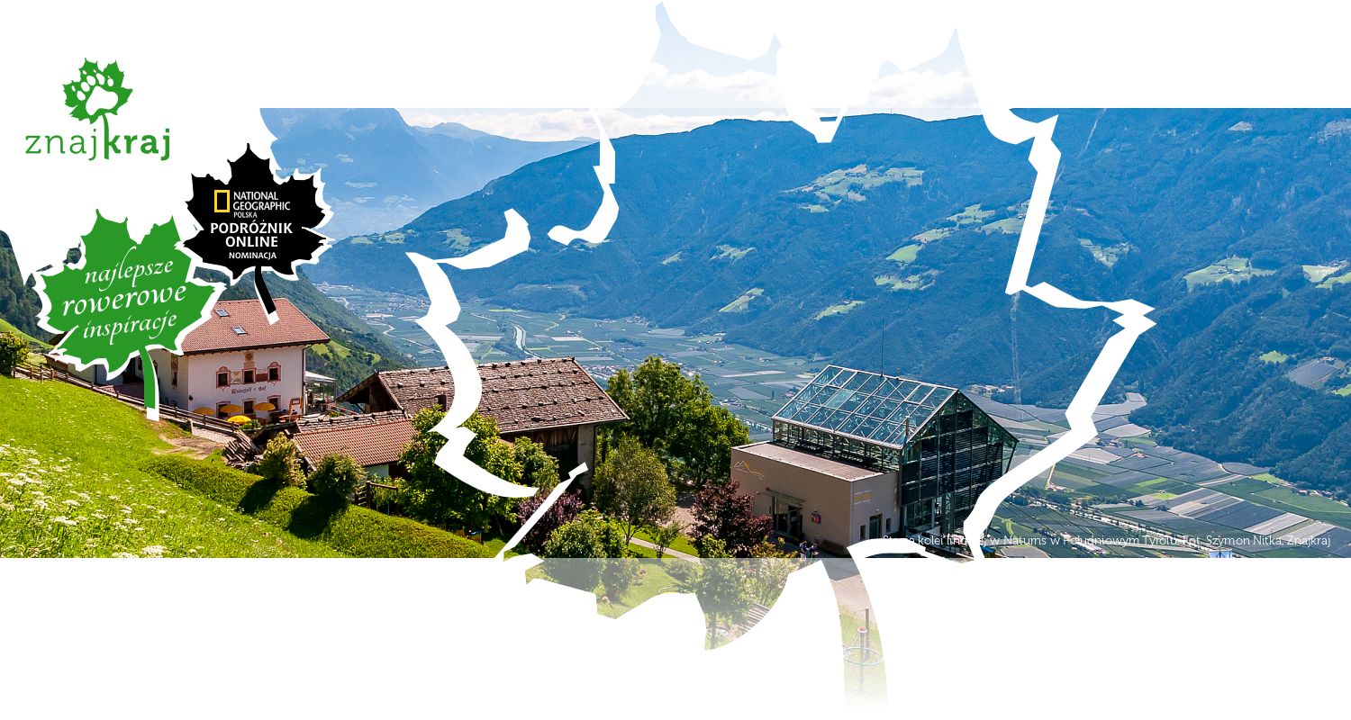 Stacja kolei linowej w Naturns w Południowym Tyrolu