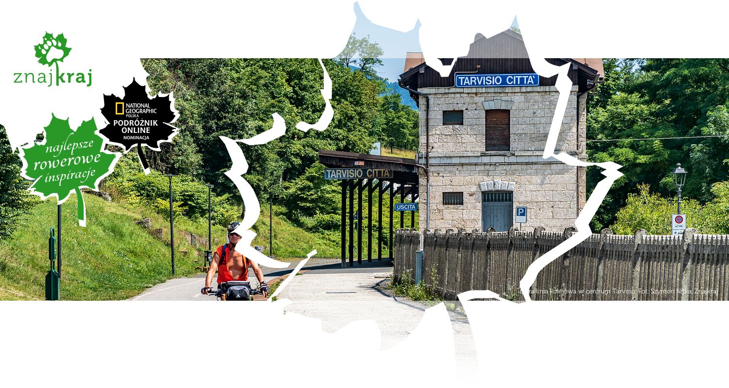 Stara linia kolejowa w centrum Tarvisio