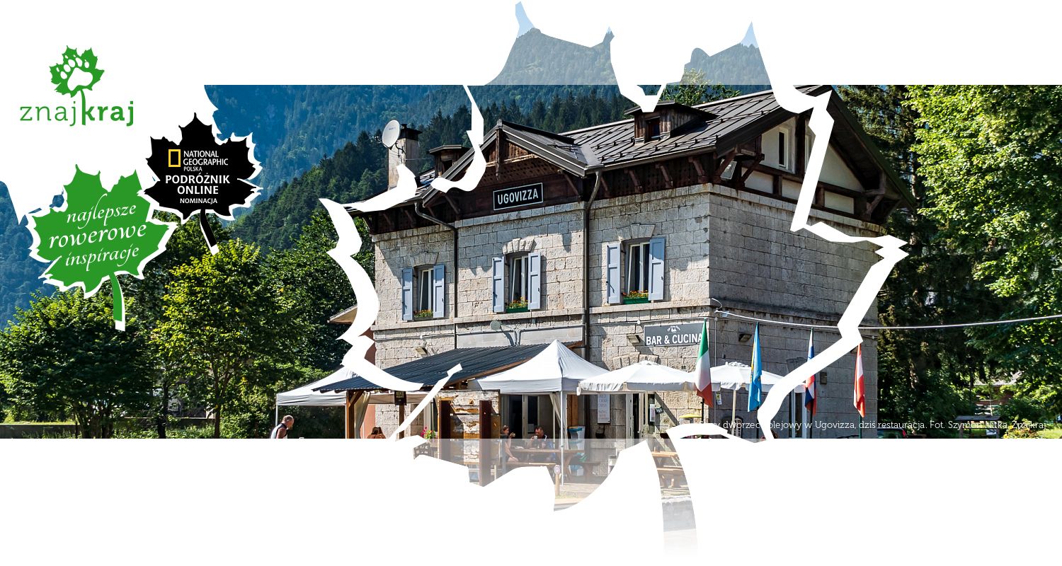Stary dworzec kolejowy w Ugovizza, dziś restauracja