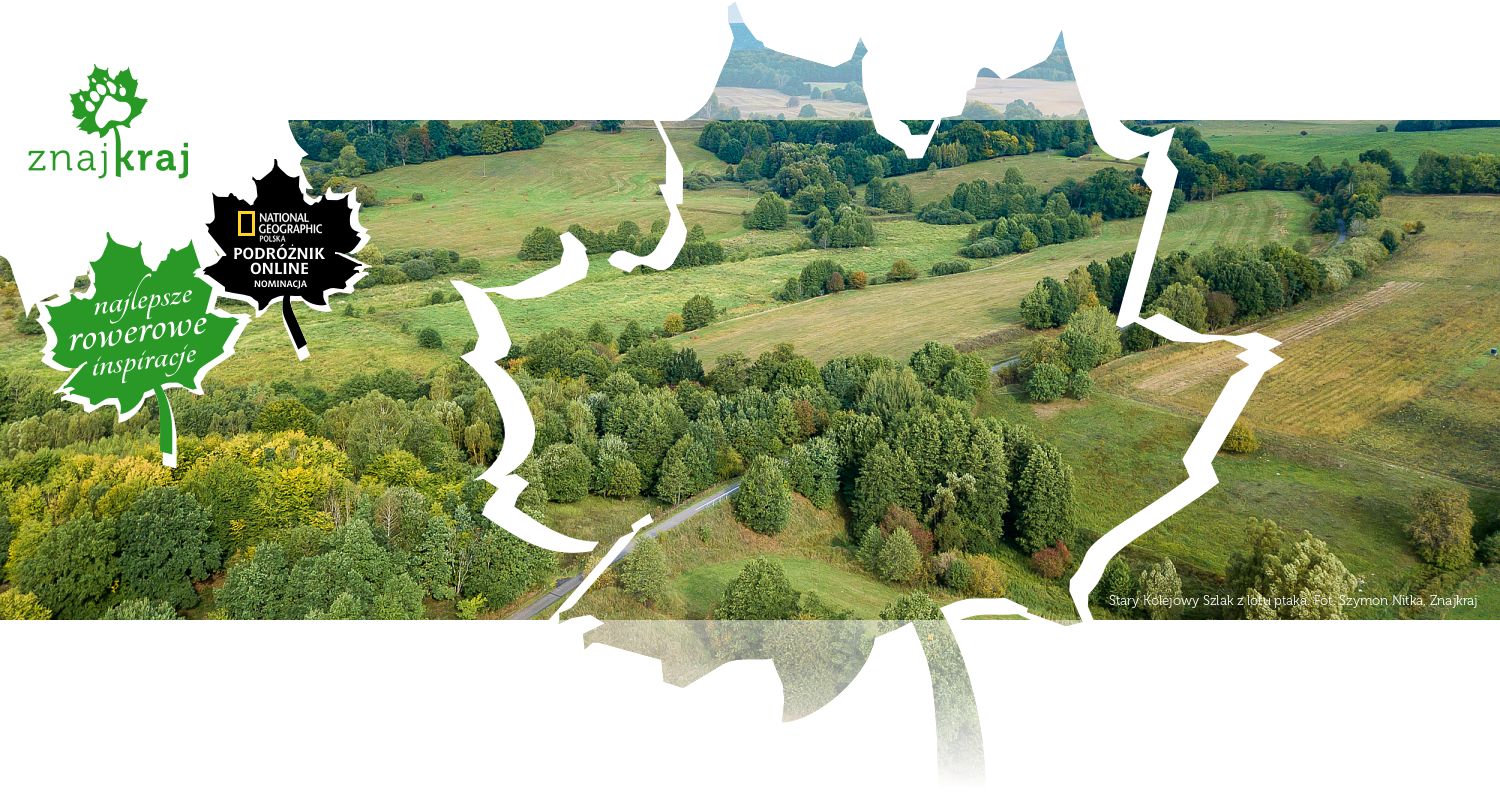 Stary Kolejowy Szlak z lotu ptaka
