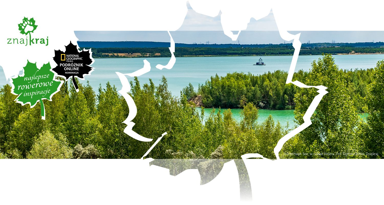 Störmthaler See, w oddali Vineta 