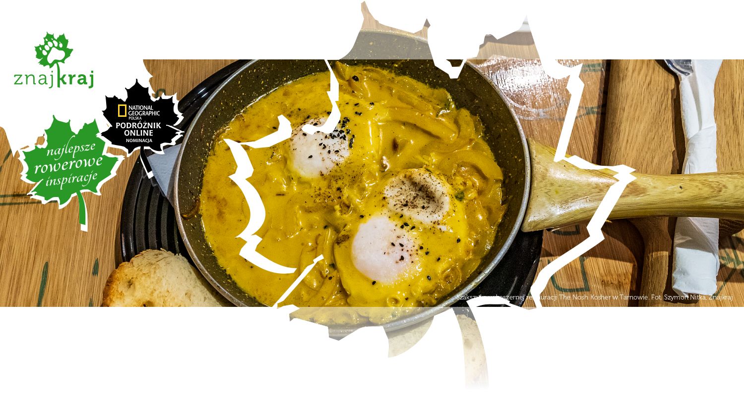 Szakszuka w koszernej restauracji The Nosh Kosher w Tarnowie