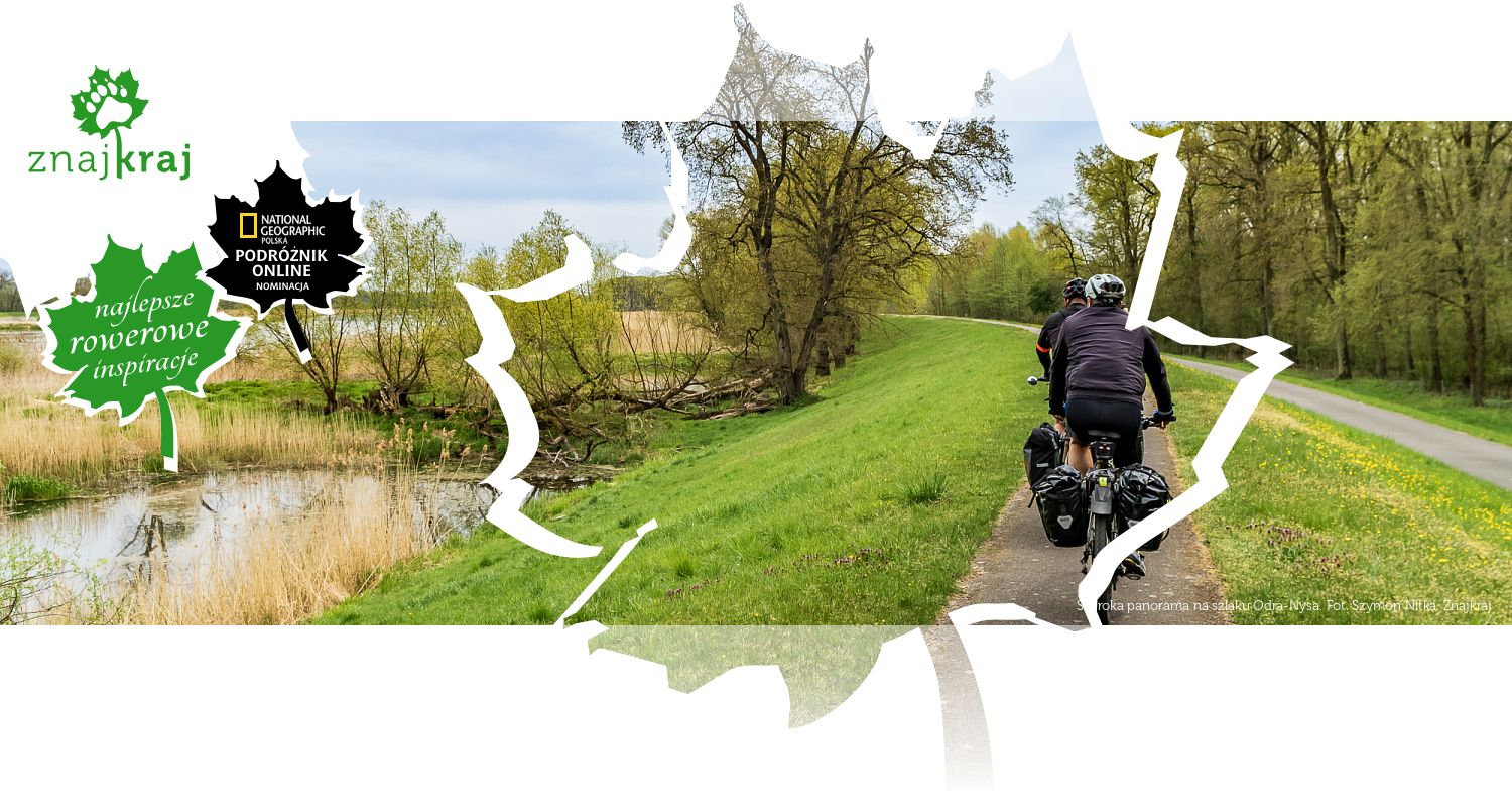 Szeroka panorama na szlaku Odra-Nysa