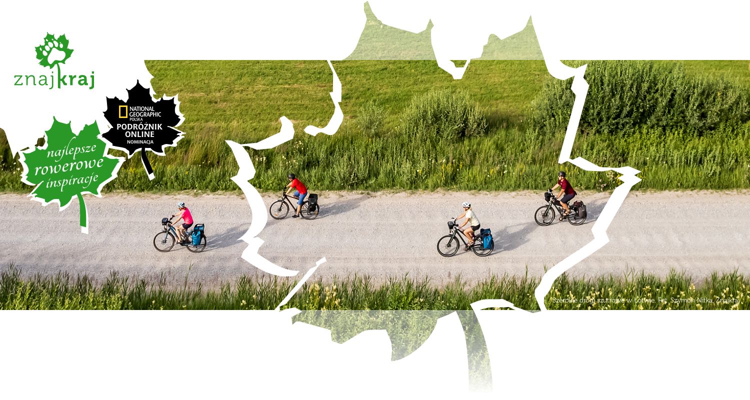 Szerokie drogi szutrowe w Łotwie