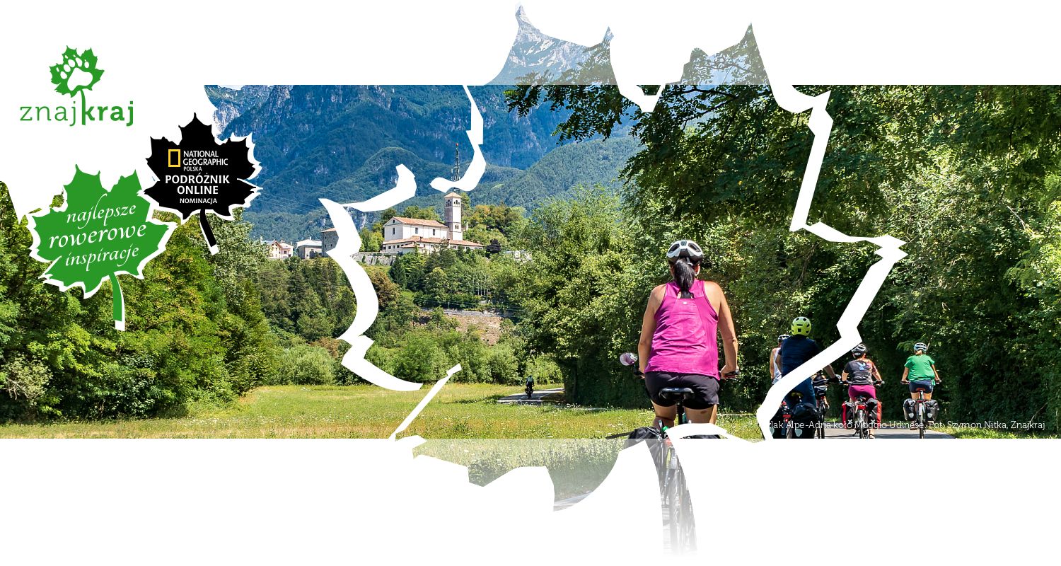 Szlak Alpe-Adria koło Moggio Udinese