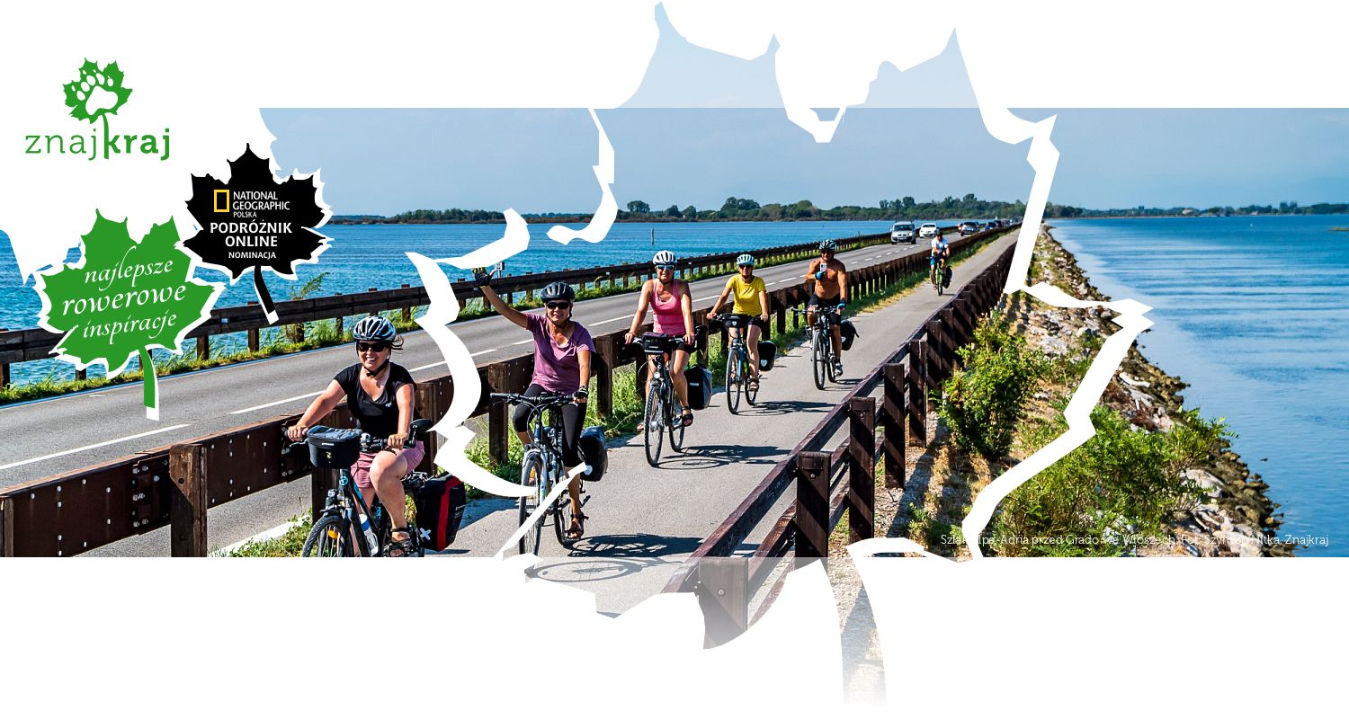 Szlak Alpe-Adria przed Grado we Włoszech