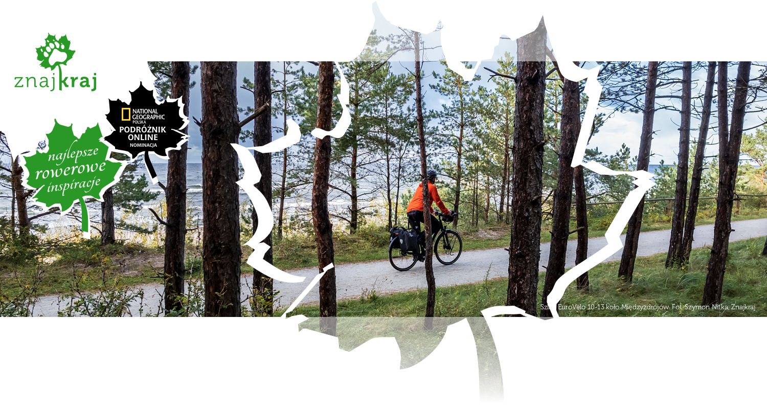 Szlak EuroVelo 10-13 koło Międzyzdrojów