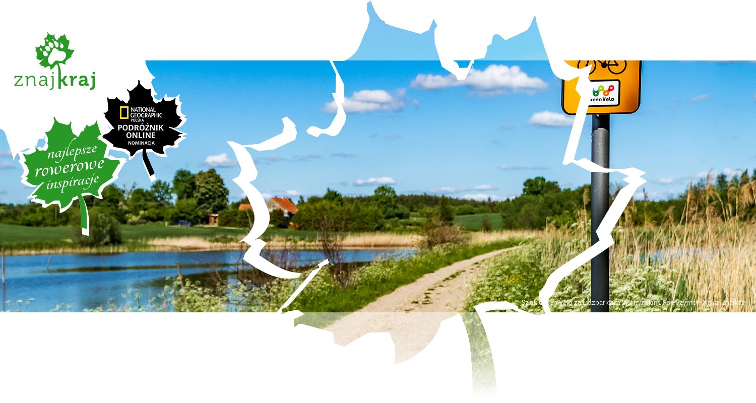 Szlak Green Velo za Lidzbarkiem Warmińskim