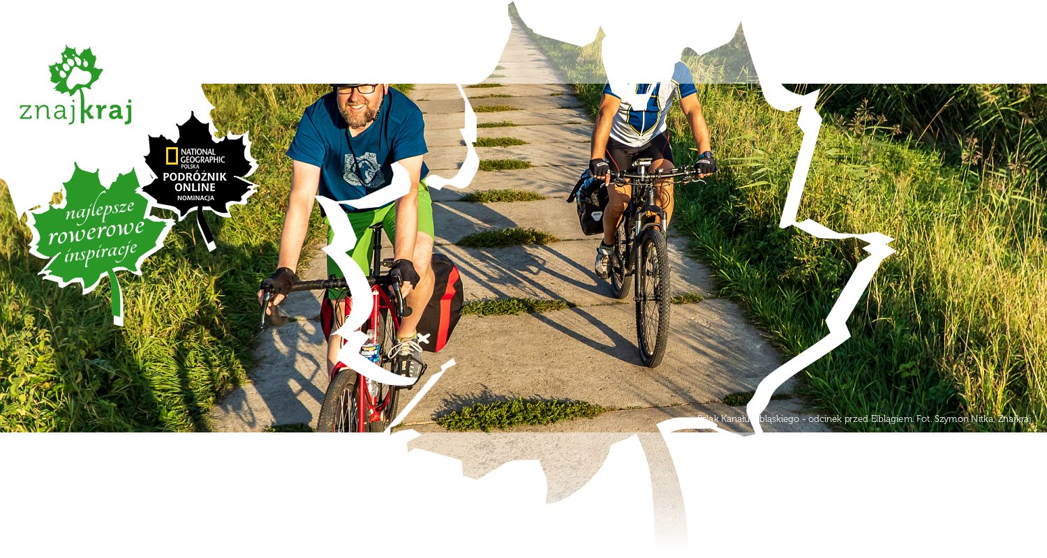 Szlak Kanału Elbląskiego - odcinek przed Elblągiem