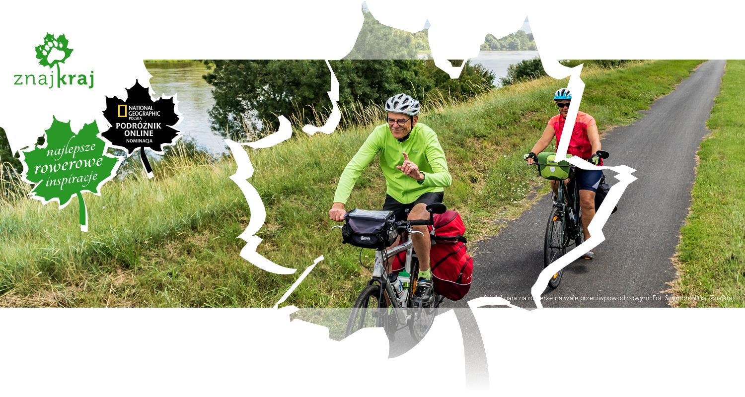 Szlak Loara na rowerze na wale przeciwpowodziowym