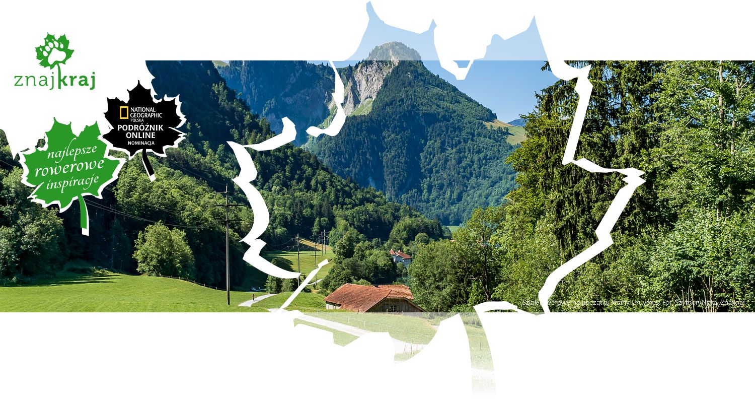 Szlak rowerowy na początku krainy Gruyères