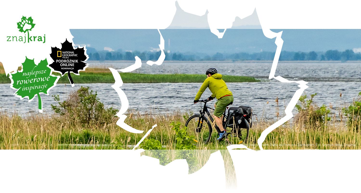 Szlak rowerowy nad jeziorem Dąbie na Pomorzu Zachodnim