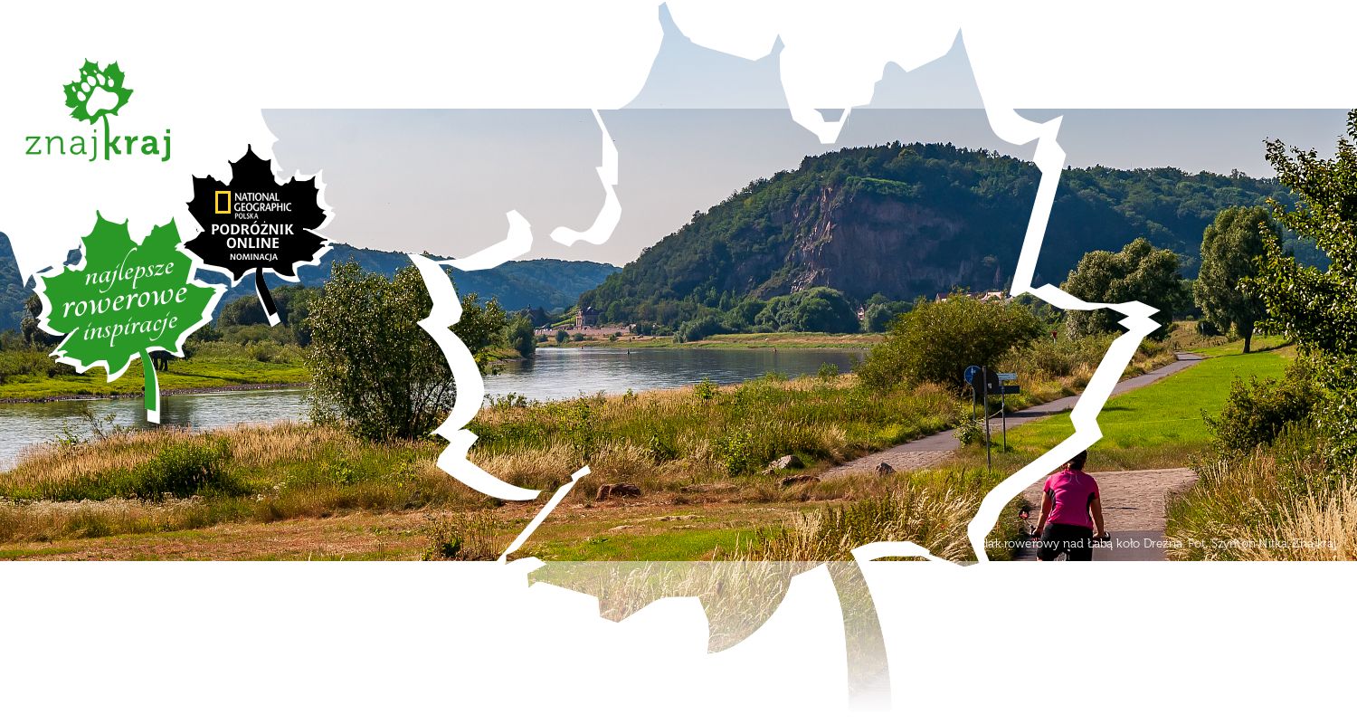 Szlak rowerowy nad Łabą koło Drezna