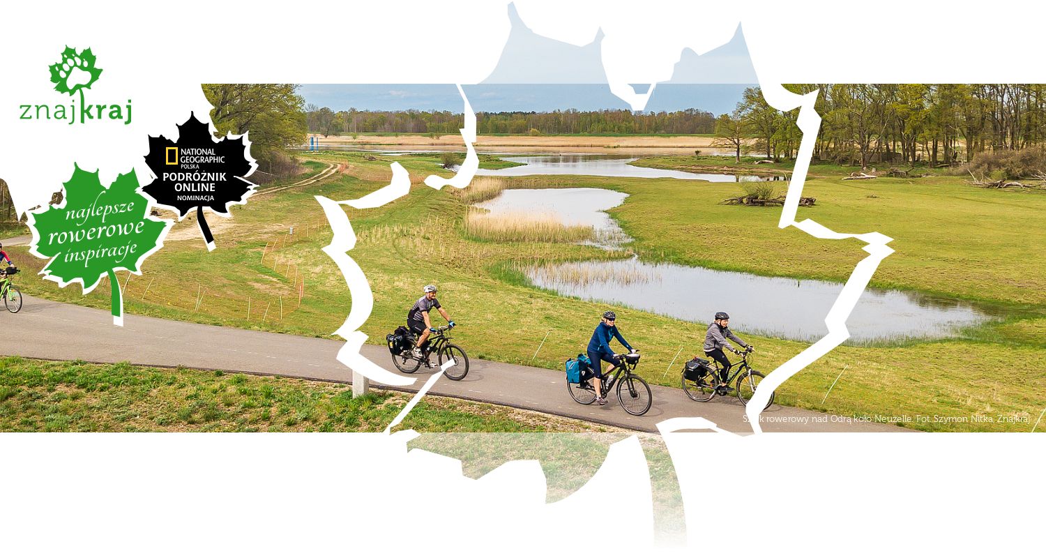 Szlak rowerowy nad Odrą koło Neuzelle