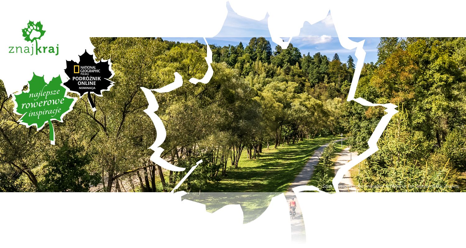 Szlak rowerowy po promenadzie w Milówce