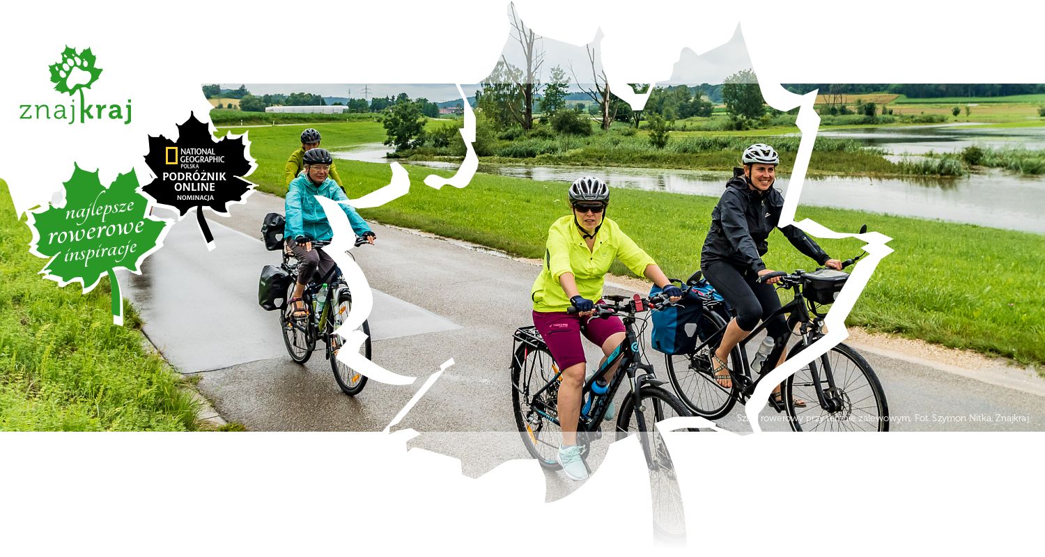 Szlak rowerowy przy terenie zalewowym