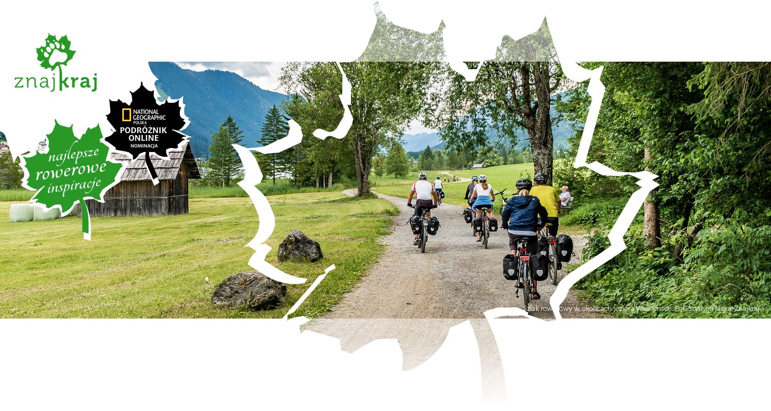 Szlak rowerowy w okolicach jeziora Weissensee