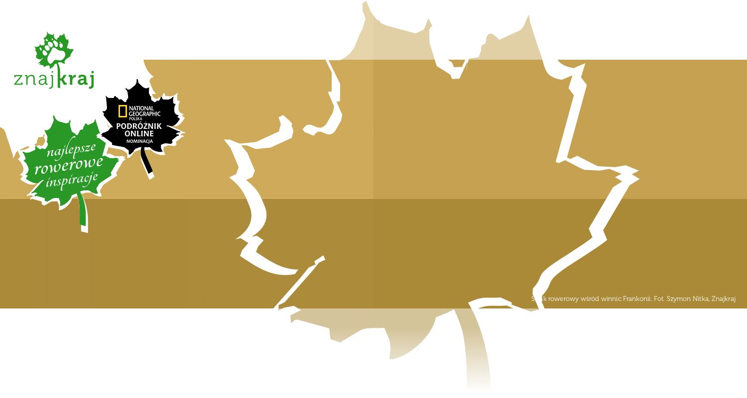 Szlak rowerowy wśród winnic Frankonii