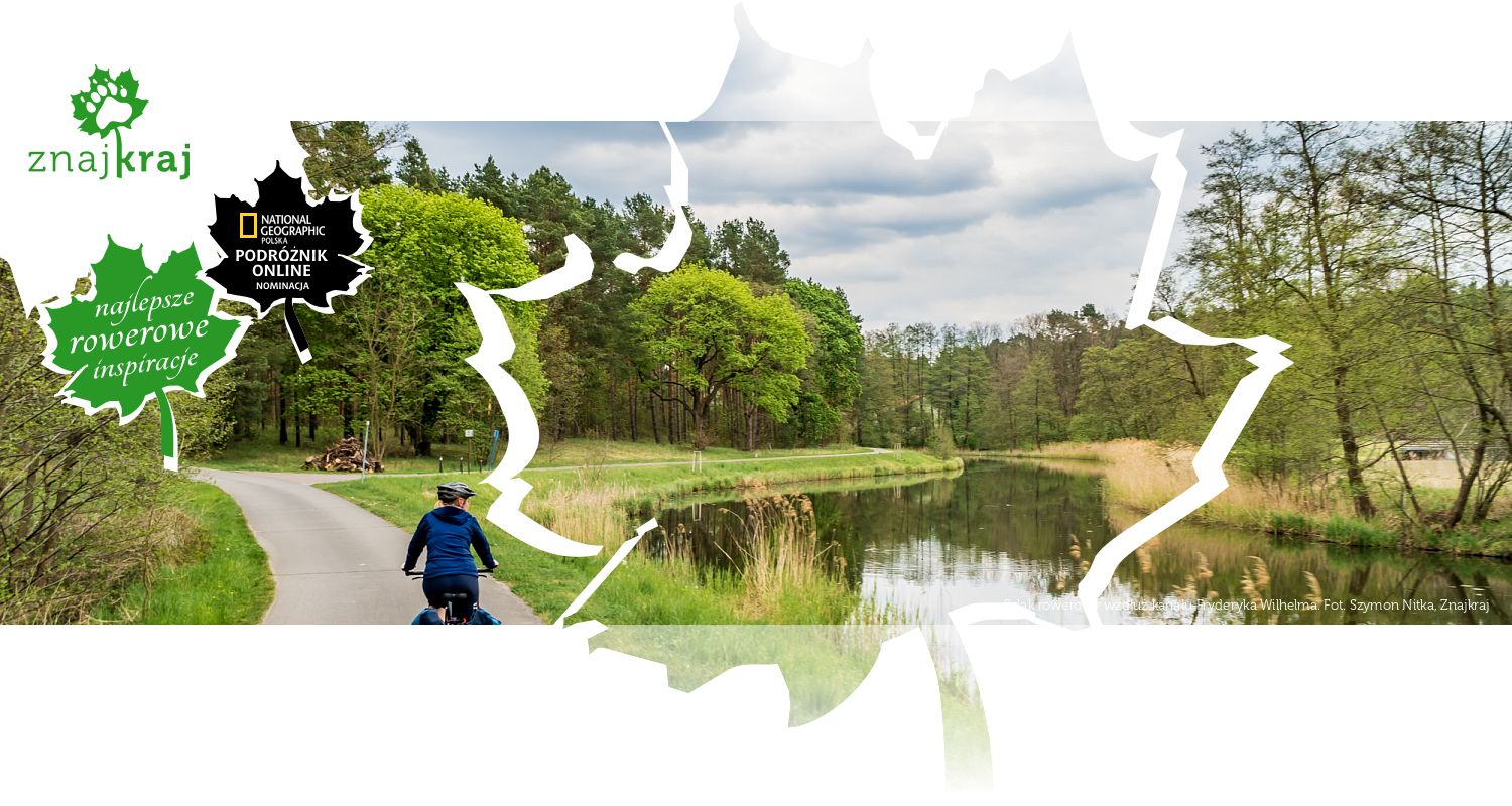 Szlak rowerowy wzdłuż kanału Fryderyka Wilhelma