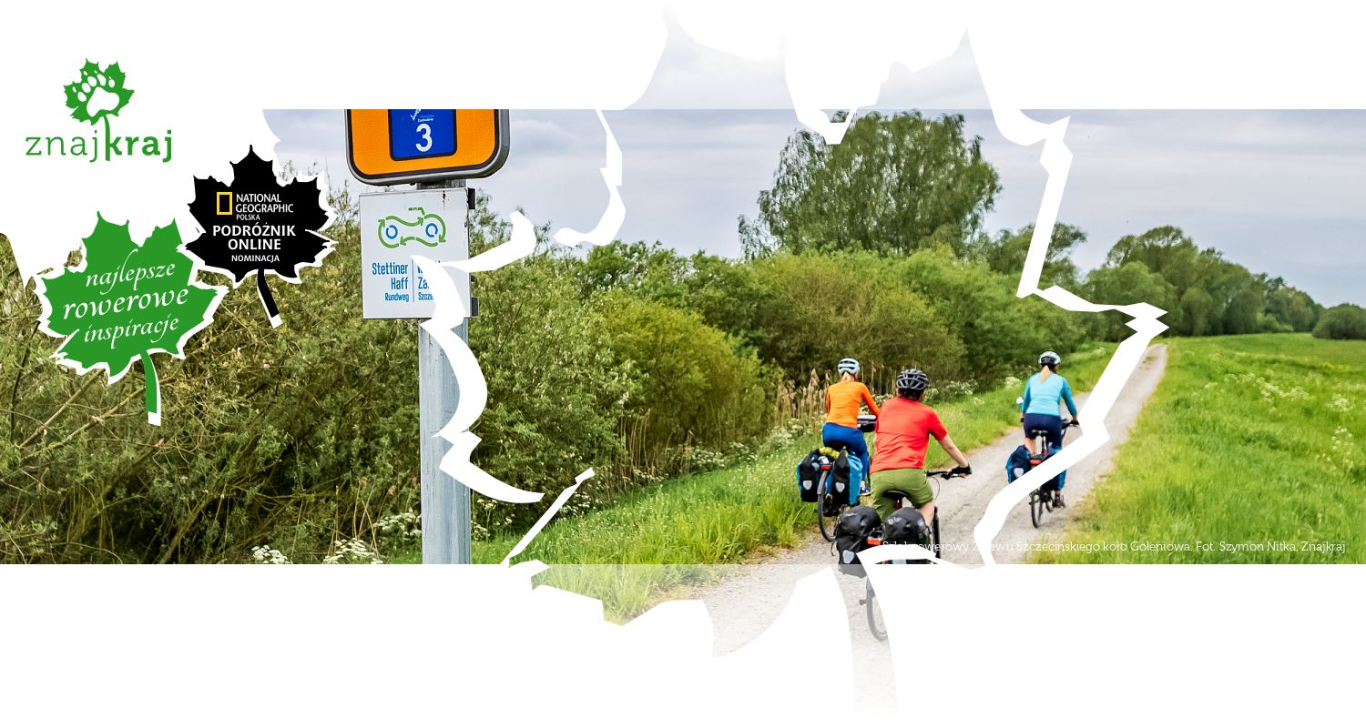 Szlak rowerowy Zalewu Szczecińskiego koło Goleniowa