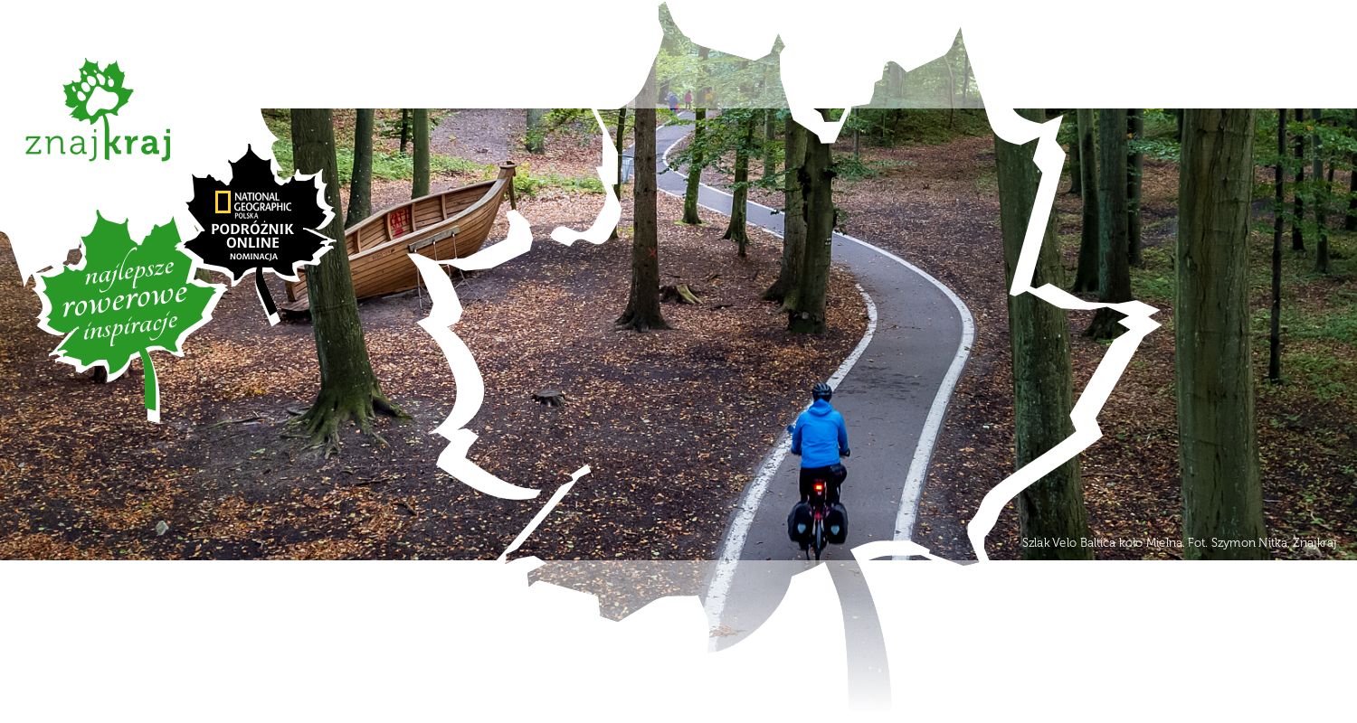 Szlak Velo Baltica koło Mielna