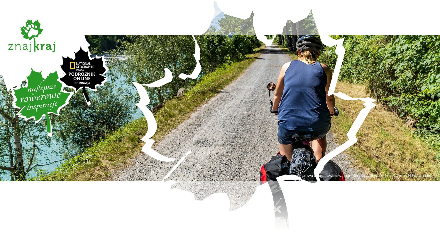 Szutrowa droga rowerowa nad Renem Alpejskim