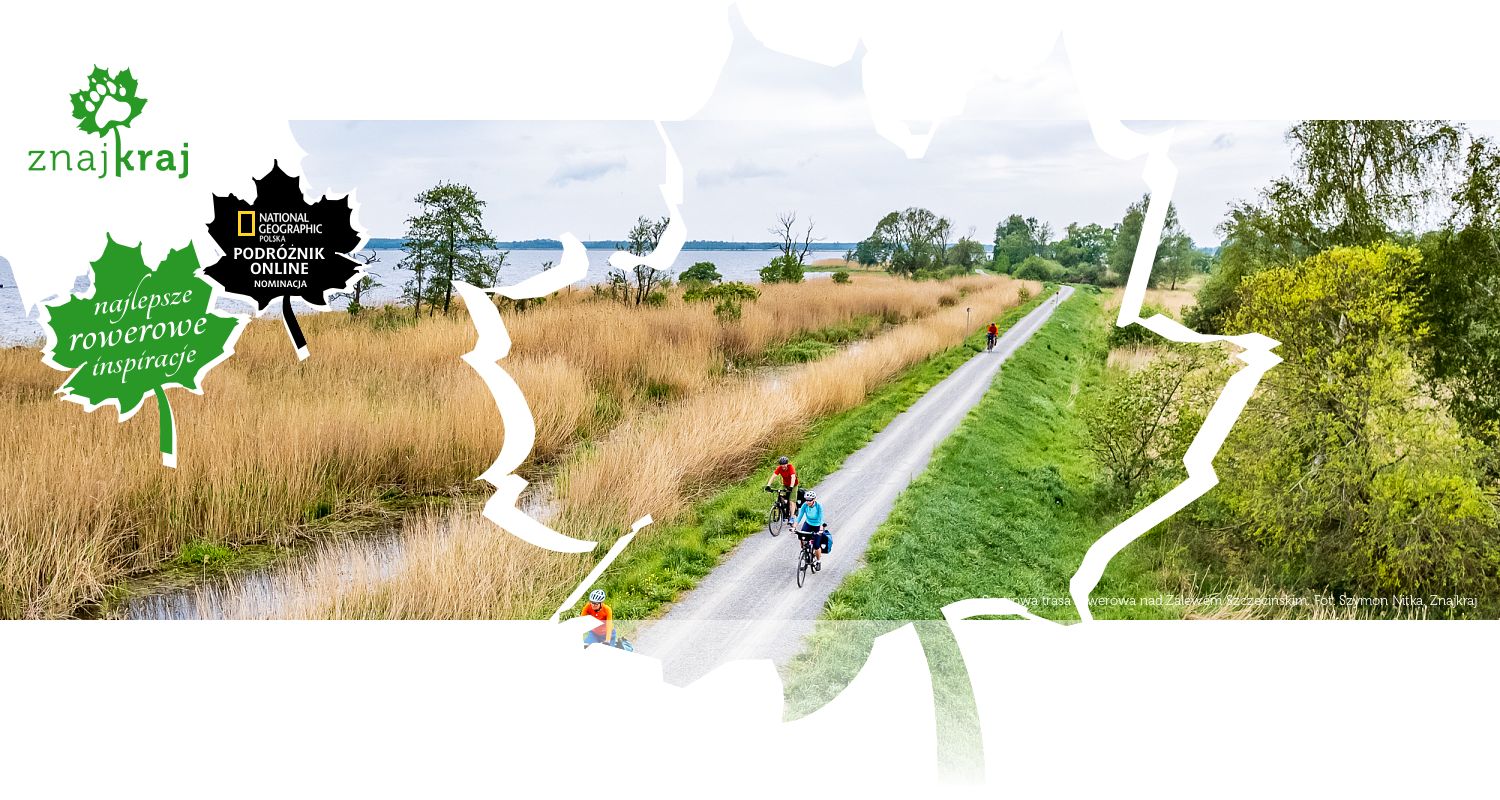 Szutrowa trasa rowerowa nad Zalewem Szczecińskim