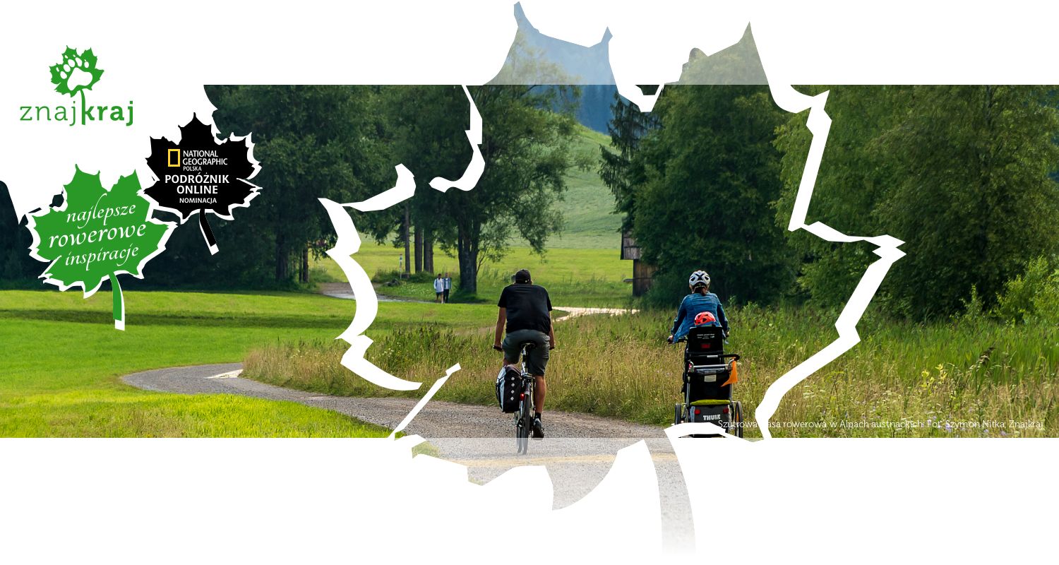 Szutrowa trasa rowerowa w Alpach austriackich