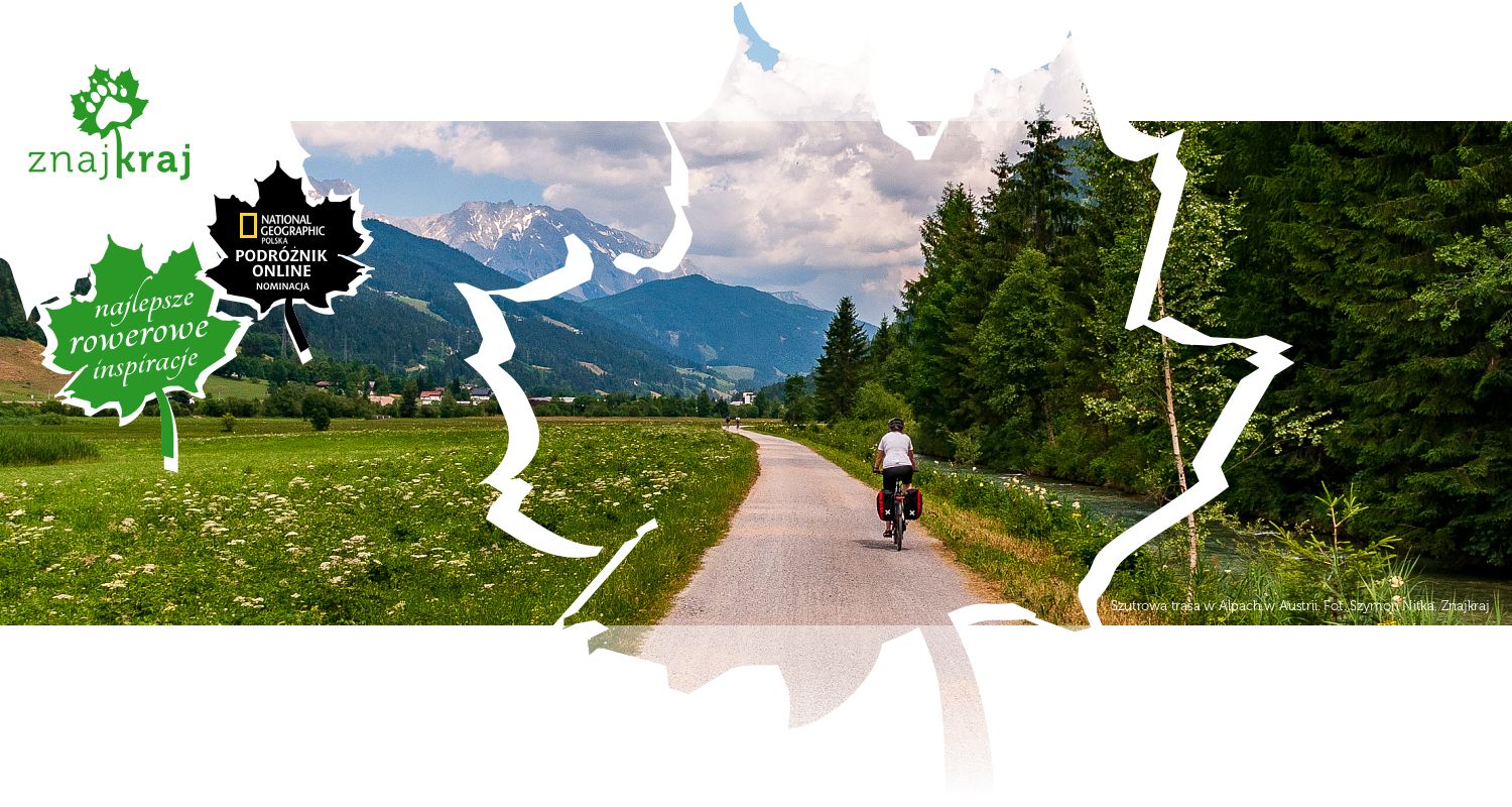 Szutrowa trasa w Alpach w Austrii