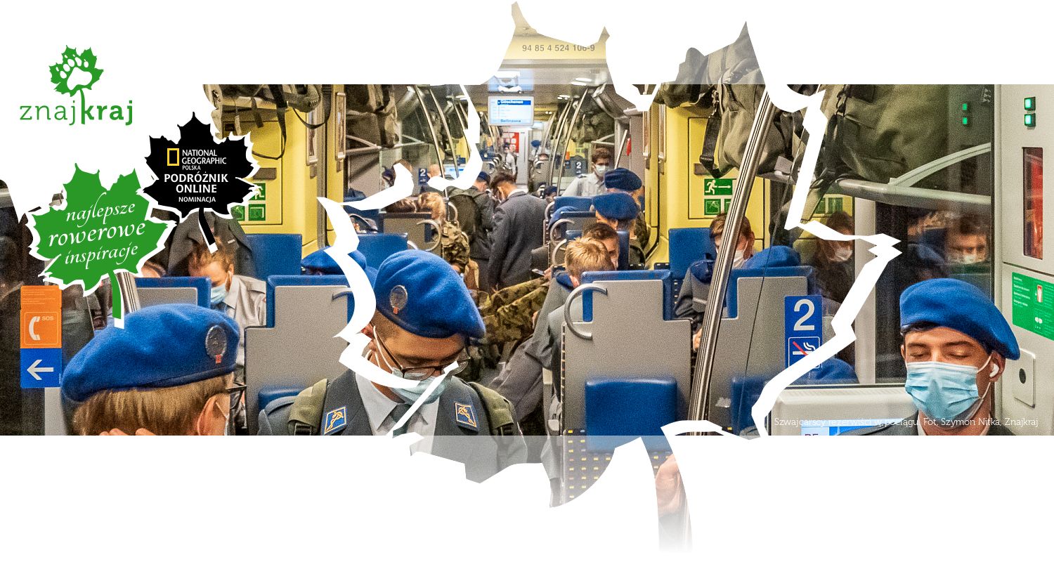Szwajcarscy rezerwiści w pociągu