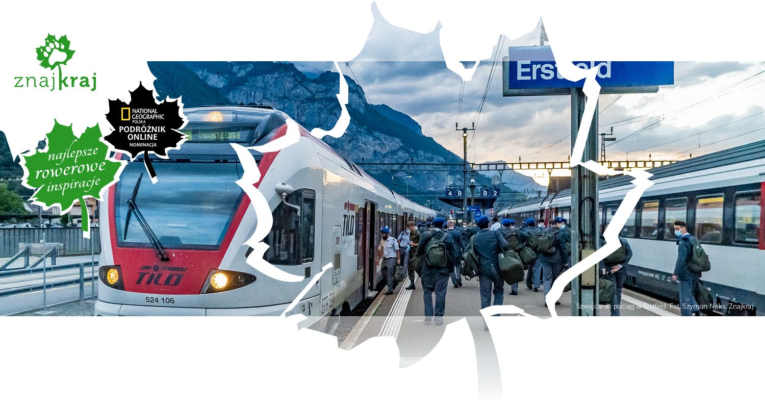 Szwajcarski pociąg w Erstfeld