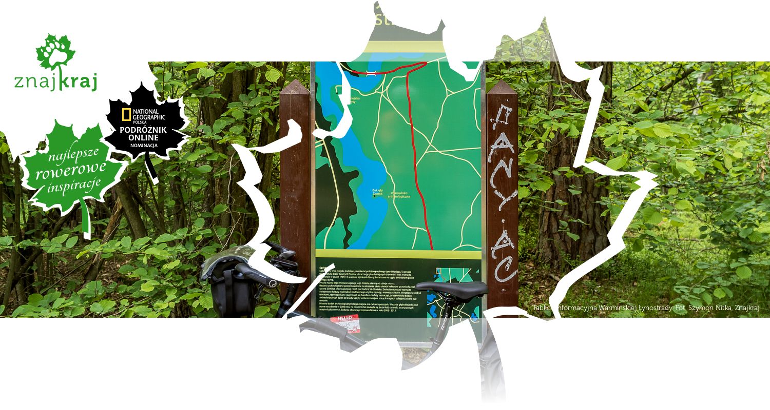 Tablica informacyjna Warmińskiej Łynostrady