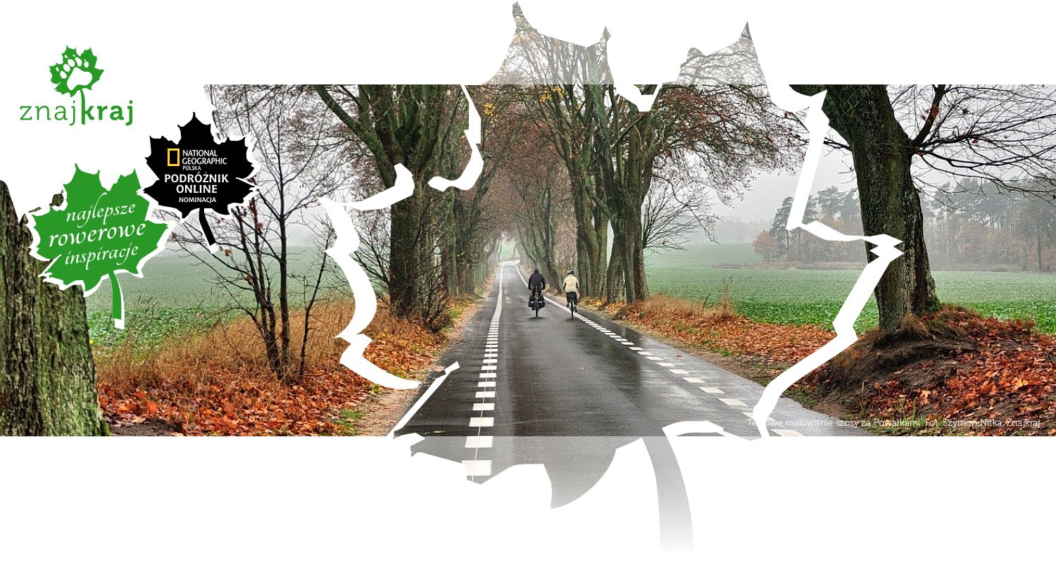 Testowe malowanie szosy za Powałkami