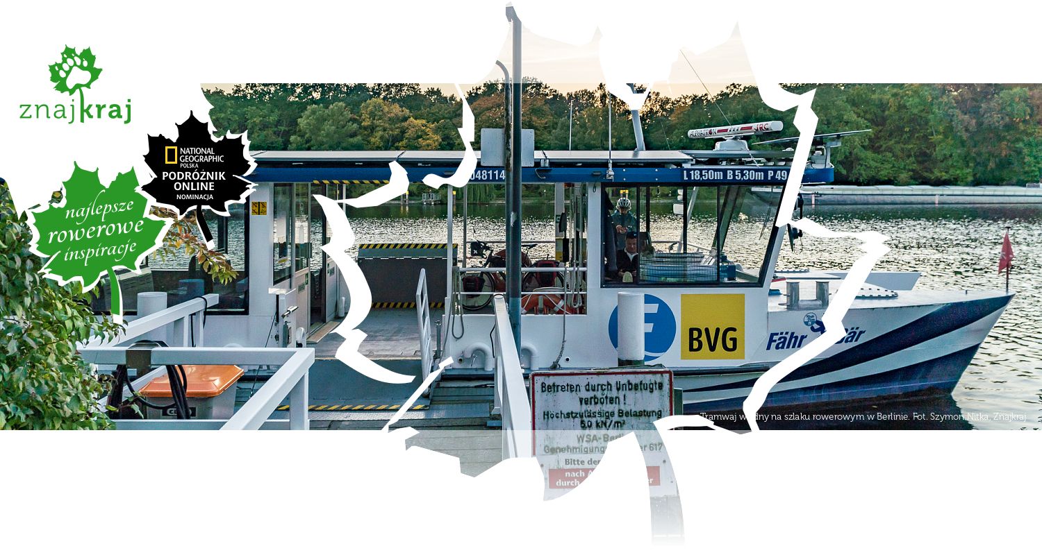 Tramwaj wodny na szlaku rowerowym w Berlinie