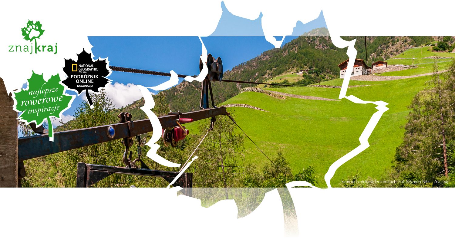 Transport mleka w Dolomitach