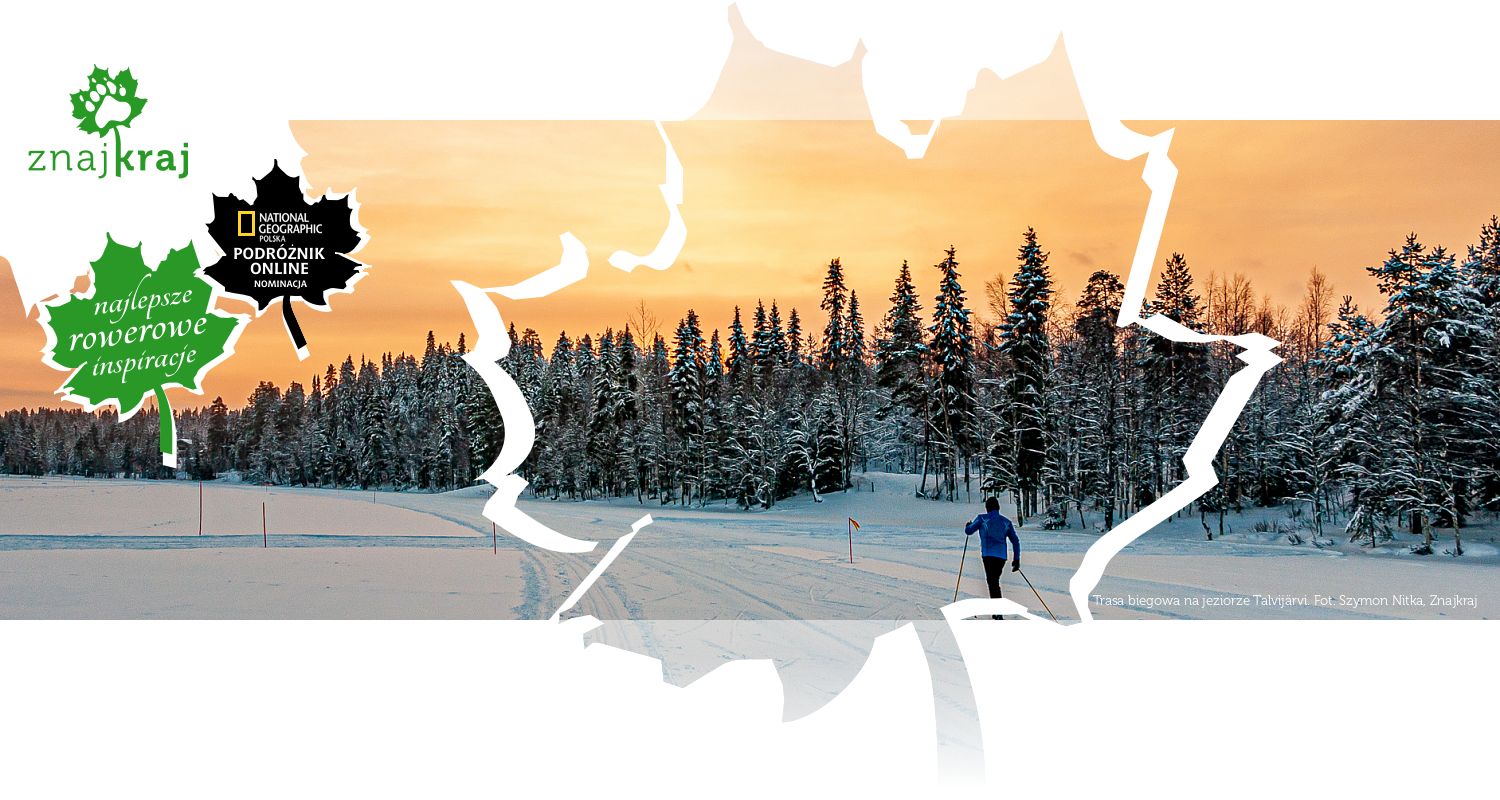 Trasa biegowa na jeziorze Talvijärvi