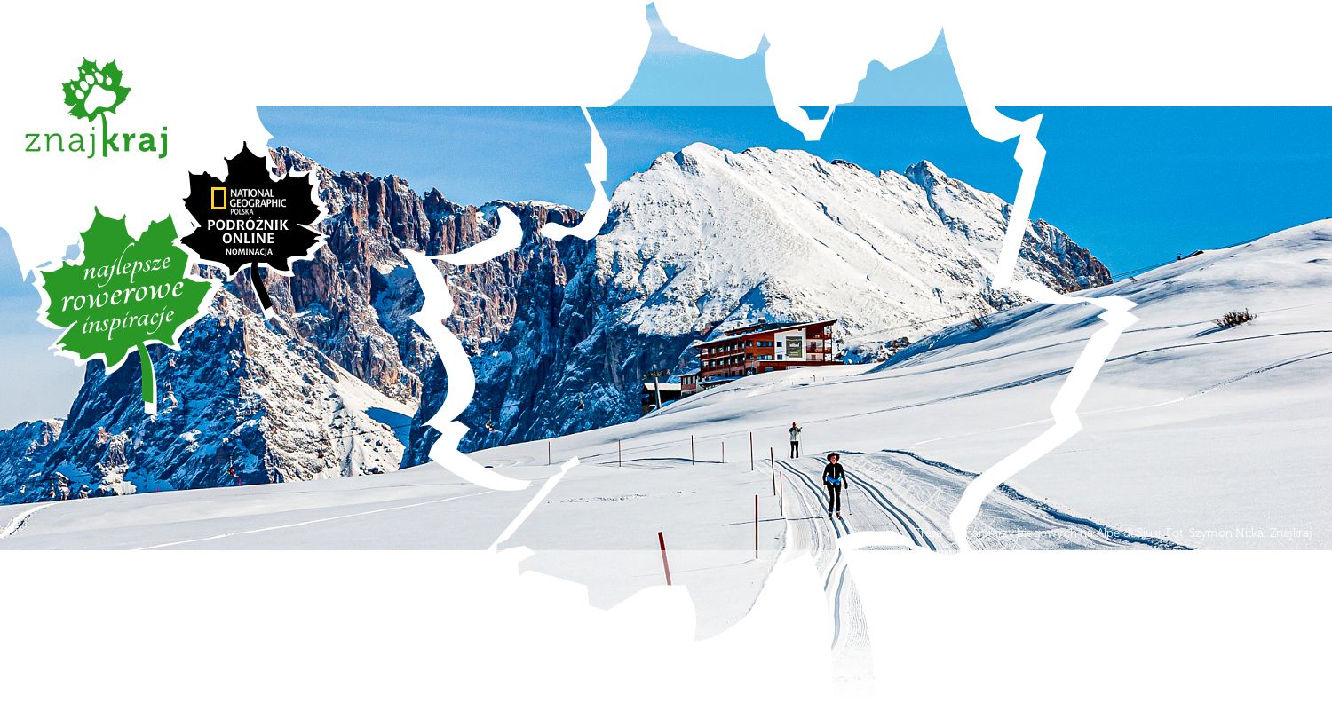 Trasa dla narciarzy biegowych na Alpe di Siusi