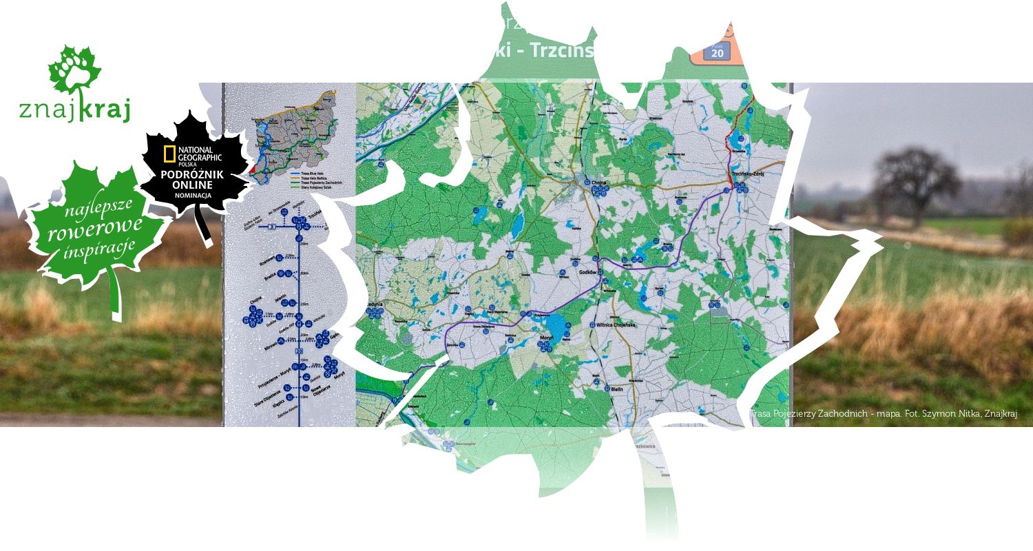 Trasa Pojezierzy Zachodnich - mapa