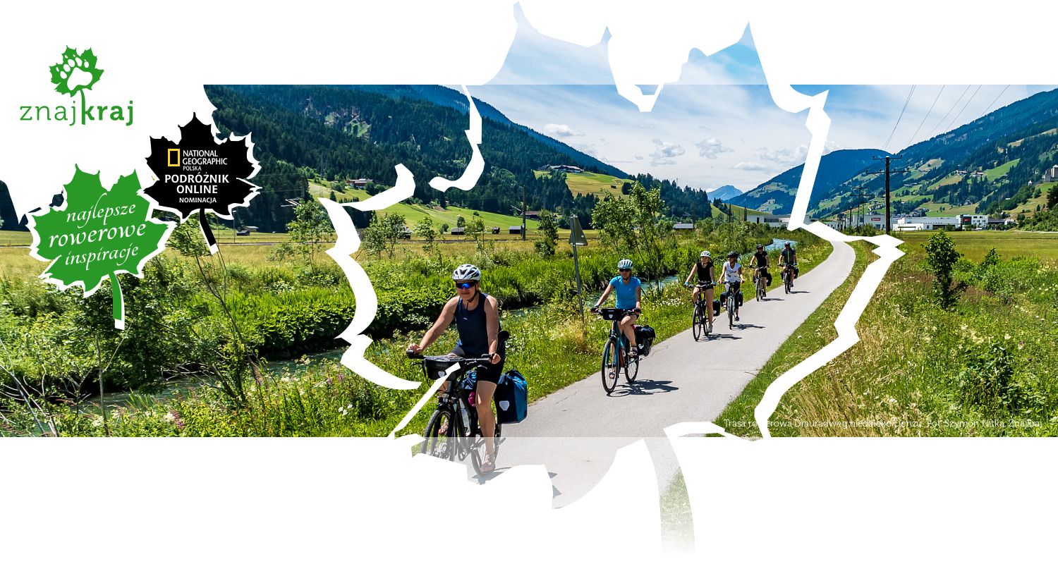 Trasa rowerowa Drauradweg niedaleko Lienzu