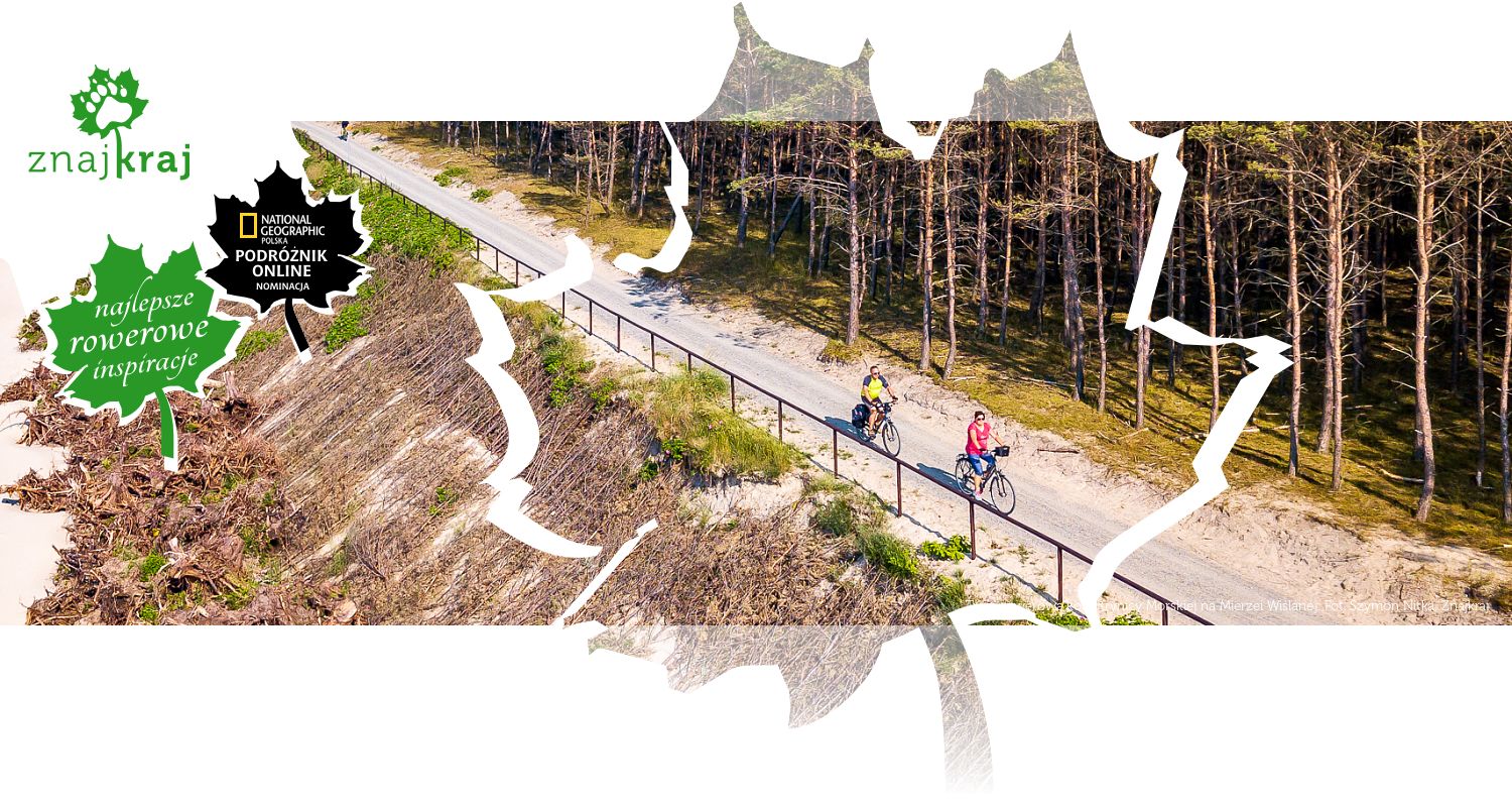 Trasa rowerowa koło Krynicy Morskiej na Mierzei Wiślanej