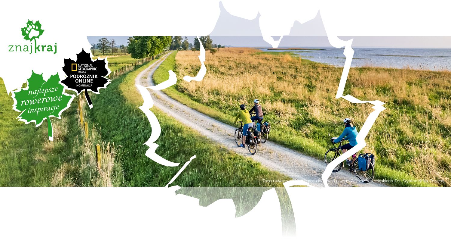 Trasa rowerowa na wale przeciwpowodziowym Zalewu Szczecińskiego