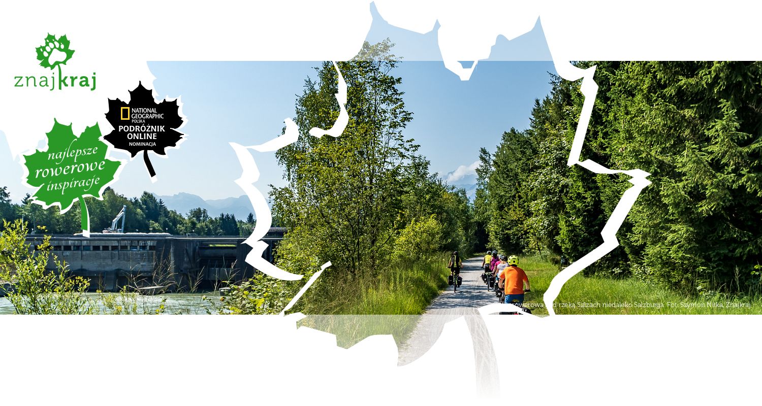 Trasa rowerowa nad rzeką Salzach niedaleko Salzburga