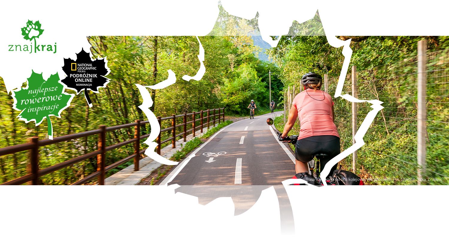 Trasa rowerowa po linii kolejowej we Włoszech