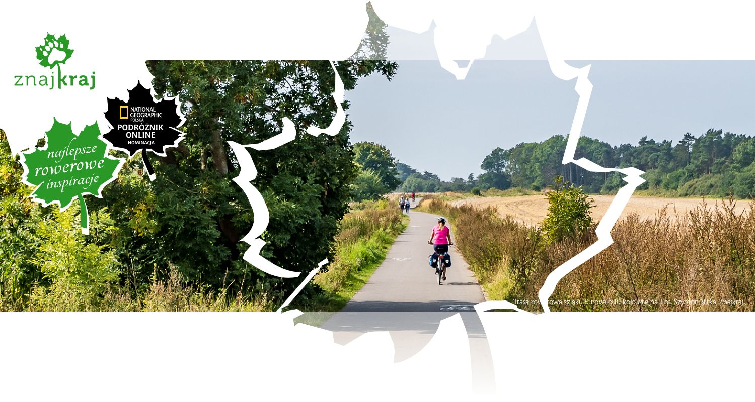 Trasa rowerowa szlaku EuroVelo 10 koło Mielna
